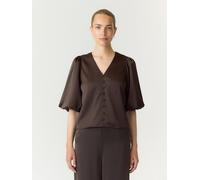 YAS Bluse in Braun - Größe XL | Damen Blusen