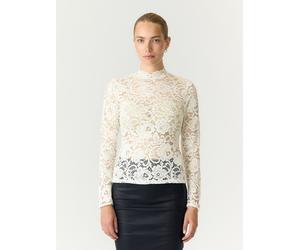 YAS Bluse in Creme - Größe M | Damen Blusen