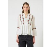 YAS Bluse in Weiß - Größe 40 | Damen Blusen