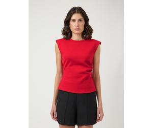 YAS Blusentop in Rot - Größe S | Damen Blusen