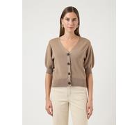 YAS Cardigan in Hellbraun - Größe L | Damen Pullover Cardigans