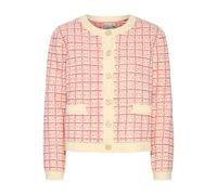 Yas Livia Strickjacke XL Birch / Raspberry Sorbet/Pirouette