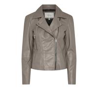 YAS Damen Yassophie Leather Jacket Noos, Fungi, s