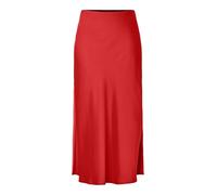Yas Pella Hoch Taillierter Midi-rock L Poinsettia