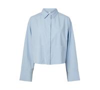 YAS Hemd in Hellblau - Größe 42 | Damen Blusen