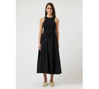 Maxikleid Y.A.S "YASMIRI SL LONG DRESS NOOS", Damen, Gr. M, N-Gr, schwarz, Jersey, Obermaterial: 95% Baumwolle, 5% Elasthan, unifarben, regular fit lang, Rundhals, Kleider Maxikleid, Sommerkleid (8449