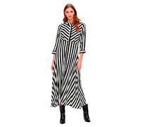 Yas Savanna Langarm Langes Kleid XS Black / Stripes W White Stripes (Herstellerartikelnummer: 26022663-Black/StripesWWhiteStripes-XS)