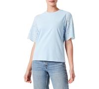 YAS Yaslex Ss Top W. Emb Sleeves S. Noos