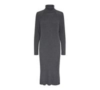 Strickkleid Y.A.S "YASMAVI KNIT MIDI ROLLNECK DRESS" Gr. M (38), N-Gr, grau (medium grey melange) Damen Kleider (26064237-M) medium grey melange