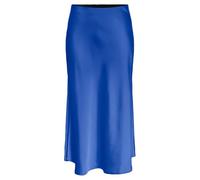 Midirock Y.A.S "YASPELLA HW MIDI SKIRT S. NOOS", Damen, Gr. M (38), blau (dazzling blau), Web, Obermaterial: 97% Polyester, 3% Elasthan, unifarben, modisch, regular fit wadenlang, Röcke (25179124-M) d