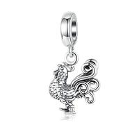 YASHUO Jewellery Animal Charms Sterlingsilber Armbänder für Frauen Marienkäfer Schildkröte Charms Einhorn Charms für Armbänder Mutter Tochter Halskette Anhänger, Kristall