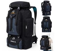 Yaskyly 70L Wanderrucksack Reiserucksack für Herren & Damen - Wasserdichter Große Campingrucksack, Leichter & Atmungsaktiver Trekkingrucksack mit Mehreren Fächern für Camping, Hiking, Reisen
