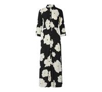 Y.A.S Damen YASSAVANNA Long Shirt Dress S. NOOS Kleid, Black/AOP:Mille, XL