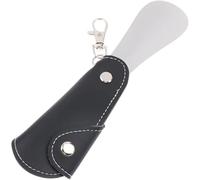YATINGZHANG SchuhlöFfel Lang Schuhlöffel, 1 Stück, Löffel, professionelles Edelstahl-Metall-Schuhlöffel, Schuhheber-Werkzeug(Noir)