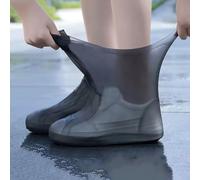 Yawdil 1 Paar wiederverwendbare wasserdichte Regenschuhe Überschuhe Silikon Outdoor Regen Stiefel Überschuhe Verschleißfeste Latex Schuhüberzieher