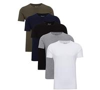 Yazubi 5er Pack Shirts Männer Set Arbeits Tshirt Herren T-Shirt Oversized Übergroße T Shirt Jungs Mythic, Mix (mix1), 4XL