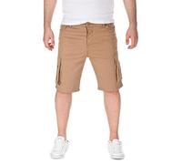 Yazubi Herren Cargo Shorts Taric - Bermuda für Männer, Braun (Camel 3004), W32