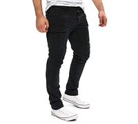 Yazubi Jayden - Herren Cargo Jogginghose - Baumwoll Arbeitshose - Männer Cargohose Slim Fit, Schwarz (Black 4008), W29/L32