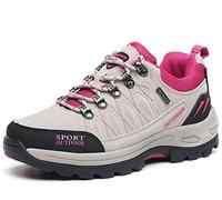 Ybberik Wanderschuhe für Damen, wasserdicht, rutschfest, Outdoor-Stiefeletten, Wandern, Trekking, Dämpfungsstiefel für Camping, Klettern