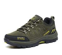 Ybberik Wanderschuhe für Herren, wasserdicht, rutschfest, Outdoor-Stiefeletten, Wandern, Trekking, Dämpfungsstiefel für Camping, Klettern