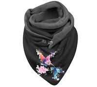 YCBMINGCAN Damen Dreieckschal,Groß Dreieck Winter Dreieckstuch Herbstschal Winterschal,Hals-Tuch und Damenschal-Strick-Waren für Frühjahr Soft Wrap Lange Stola Fransen Poncho