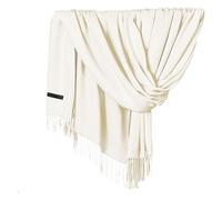 YCBMINGCAN Damen Halstuch Schultertuch Winter Warm Schal Herbstschal Frauen Deckenschal Hals-Tuch und Damenschal-Dreieck Strickschal Dreiecksschal Cape Herbstschal Dreieckstuch Lange Stola (White, A)