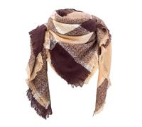 YCBMINGCAN Schal Damen Winter Warm Schal Vintage Elegant Lässige Winterschal Hals-Tuch und Damenschal-Weicher Wickel Großer Poncho Cape Herbstschal Dreieckstuch Lange Stola
