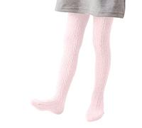 YCBMINGCAN Strumpfhose Mädchen Zopfmuster | Warme Strickstrumpfhose aus Baumwolle für Kinder & Baby | Blickdichte Thermo Leggings mit Strickmuster für Herbst & Winter