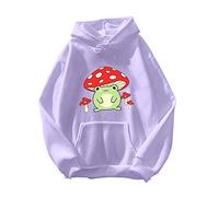 YCBMINGCAN Womens Cute Frog Sweatshirt Kawaii Pilz Hoodie für Teen Girls Kleidung Hoodie Sweatjacke Ohne Damen