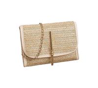 YCHUCH 2023 NEUE Einfache Mode Schulter Tasche Gewebte Textur Freizeit Taschen Trendy Mini Platz Für Frauen Mädchen Umhängetasche Einzigartiges Design