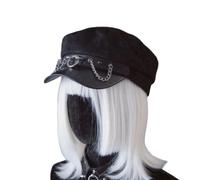 YCHUCH Handgefertigte Dunkle Baskenmütze Japanische Trend Malermütze Unisex Cabbie Mütze Für Outdoor Freizeit Foto Requisiten Alltägliche Lässige