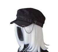 YCHUCH Handgefertigte Dunkle Baskenmütze Japanische Trend Malermütze Unisex Cabbie Mütze Für Outdoor Freizeit Foto Requisiten Alltägliche Lässige