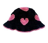 YCHUCH Mode Eimer Hüte Für Frauen Dame Stricken Hut Fischer Kappen Mädchen Motorhaube Hut Atmungsaktive Mädchen Kopfbedeckung Erwachsene Kopfschmuck Für Winter Für Herbst Mode