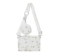 YCHUCH Stickerei Umhängetasche Große Kapazität Messenger Für Teenager Mädchen Frauen Messenger Crossbody Mit Kleiner Geldbörse Verstellbarer Schultergurt