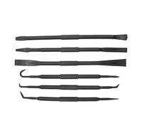 Yctze Pry Bar Kit - 6PCS/Set Doppelendige Hebelstange Hakenset, ABS Kunststoff Schwarz, Zum Entfernen von O-Ring-Dichtungszubeh?r, Demontage-Hebelstange, Montage-Hebelstange