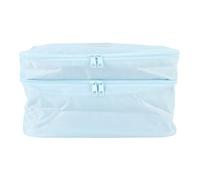 Yctze Wasserfeste Nass-/Trockentasche für Badeanzüge, Schwimmtasche für Nasse Kleidung, 2-lagige Aufbewahrung mit Reißverschluss und Leichtem Oxford-Stoff für Reisen, Fitnessstudio