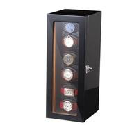 YCVAWEOD Automatic Watch Winder für 6 Uhren, Luxus -Uhr -Aufbewahrungsbox, Acrylfenster -Display -Hülle, Auto Watch Winder für Männer und Frauen, mit super ruhigem Motor LWX