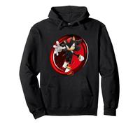 Year of Shadow: Fearless - Shadow the Hedgehog Pullover Hoodie, Unisex für Erwachsene, Schwarz, XXL