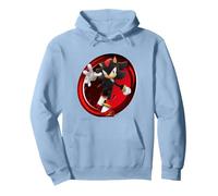 Year of Shadow: Fearless - Shadow The Hedgehog Pullover Hoodie, Unisex für Erwachsene, Taubenblau, XL