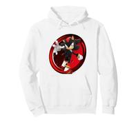 Year of Shadow: Fearless - Shadow The Hedgehog Pullover Hoodie, Unisex für Erwachsene, Weiß, L