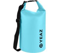 Packsack YEAZ "Wasserfester Packsack 20L ISAR", Gr. 20, blau (hellblau), Obermaterial: 100% PVC PVC., Taschen (93626465-20) hellblau