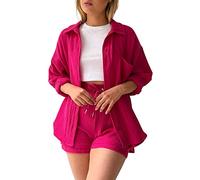 YEBIRAL sale damen sommer Jumpsuit Damen Sommer Boho Kleidung Damen Trainingsanzug Damen Set Travel Outfit Kleid Zweiteiler Festlich T Shirt Latzhose Damen Kurz