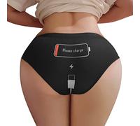 YEBIRAL Unterhosen Damen Sexy Lustige Slips 1er Frauen Unterwäsche Drucken Slutty Naughty Panties Stretch Weich Hipsters