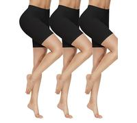 Yeblues Radlerhose Damen Kurz Hose, 3er Pack Radlerhosen Anti Scheuern Shorts Damen Kurze Hosen für Kleid Kleider Rock Unterhose