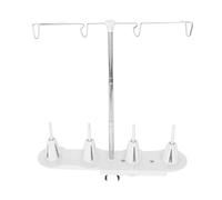 Yechiry 4-Spulen-Garnständer, Höhenverstellbarer, Multifunktionaler Nähmaschinen-Garnhalter mit Beweglichem Design, Ideal für FY515 und Andere
