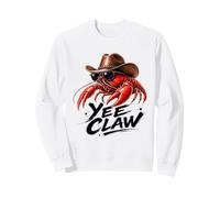 Yee Claw Cowboy Lobster Funny Western Country Crawfish Cajun Sweatshirt