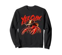 Yee Claw Funny Lobster Cowboy Western Beach Crawfish Sweatshirt