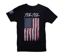 Yee Yee Apparel Flag Graphic Tee Shirt - Herren Graphic Tees und Kurzarm Shirts mit amerikanischer Flagge Design, Patriot, XL