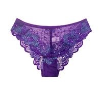 Yeehliny Damen Hipster aus Netzstoff, Frauen Floral Lace Höschen Unterwäsche Slip String Unterhose Sexy aushöhlen Spitzenhöschen Briefs Hipsters Brazilian Slip Super Atmungsaktiv Panties