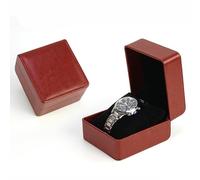 YekouMax Uhrenbox herren, Aufbewahrungsbox für smartwatch und armbanduhren, PU Leather Gift Box for Watch, Jewellery, Birthda, Boyfriend, Men and Women (1, Braun)